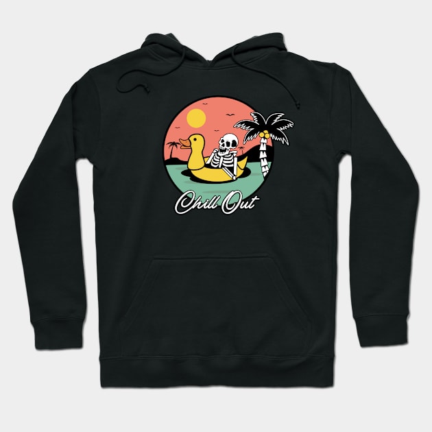 Chill Out Hoodie by NobleTeeShop